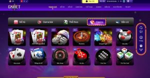 Gnbet là nhà cái cá cược uy tín với hệ thống sản phẩm vô cùng đa dạng