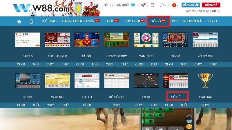 Thiết kế thông minh và tinh tế tại giao diện sảnh chơi lô đề