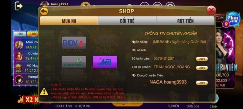 Tìm hiểu các phương thức nạp rút tiền khi chơi lô online 6 Cách thức nạp và rút tiền qua ngân hàng an toàn
