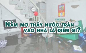 mơ thấy nước tràn vào nhà